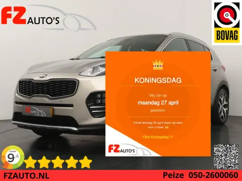 Kia Sportage 1.6 T-GDI GT-Line - Caravantrekker! - Schuifdak - Leder - Stoelverwarming - Trekhaak