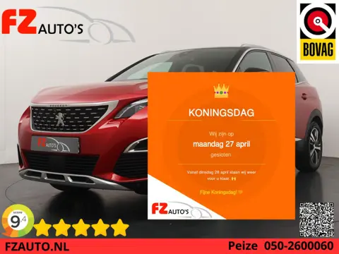Peugeot 3008 1.6 e-THP GT Line Automaat - Schuifdak - Navigatie - Trekhaak - LED koplampen