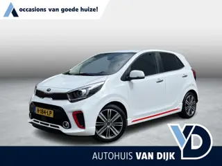 Kia Picanto 1.0 T-GDI GT-Line | NL Auto/1e Eig./Navi/Leder/Clima/Cruise/Stuur&Stoelverwarming/Apple 