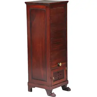 Unieke Empire bordenwarmer in mahonie én in authentieke staat ca 1810