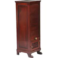 Unieke Empire bordenwarmer in mahonie én in authentieke staat ca 1810