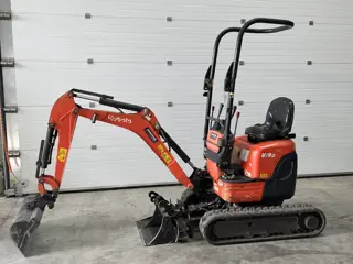 Kubota minigraver  U10-3 snelwissel en 3 bakken