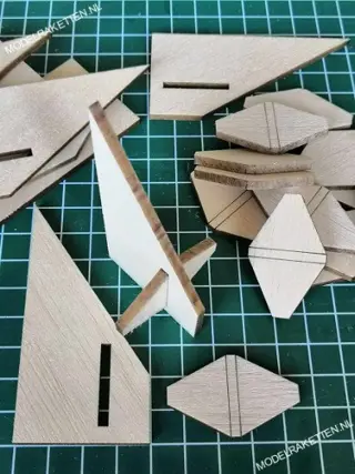 Modelraket Vinnen met Dwarsvin