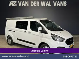 Ford Transit Custom 2.0 TDCI 130pk L2H1 Dubbele Cabine Inrichting Euro6 Airco | 5-Zits | Imperiaal |