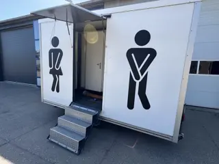 Toiletwagen enkelas