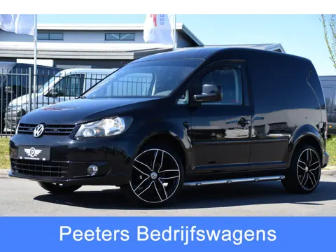 Volkswagen Caddy 1.6 TDI Black Edition MARGE! Cruise, Leder, Airco, Trekhaak, 75pk, Uniek!