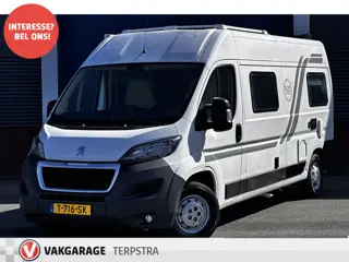 Peugeot Boxer Buscamper/ Camera/ 164pk!/ Trekhaak/ Schuifdeur rechts/ Navi/ Airco/ Cruise/ Elek. pak