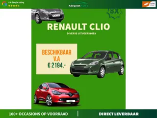 Renault Clio 1.4-16V 8X Renault Clio op voorraad veel opties
