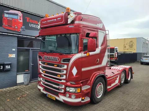Scania R560 Twinsteer highline automatic retarder steel/air