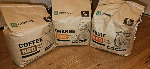 Rookpellets geur - sinaasappel, koffie, tropisch fruit voor op de BBQ