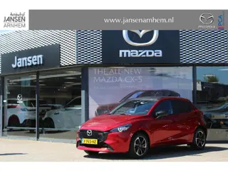 Mazda 2 1.5 e-SkyActiv-G 90 Homura Aka , Apple Carplay, LMV 16 Inch, Zwart Dak, Camera, PDC, Clima, 