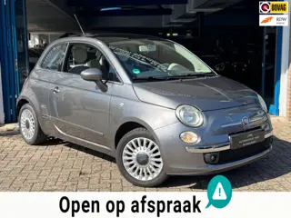Fiat 500 1.2 Lounge 2011 GRIJS AIRCO CARPLAY APK NAP!