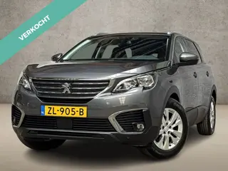 Peugeot 5008 1.2 PureTech Sport 7 Persoons Automaat (APPLE CARPLAY, BRUIN LEDER, 360 CAMERA, ADAPTIV