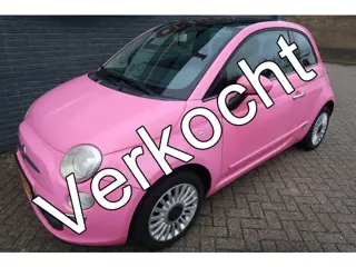 Fiat 500 1.2 Rosa Exclusieve kleur (bj 2010, automaat)