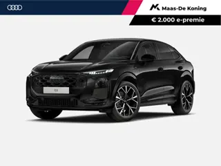 Audi Q3 Sportback 1.5 200kW e-hybrid S edition 272 PK · Glazen panoramadak · Tech plus · Trekhaak el