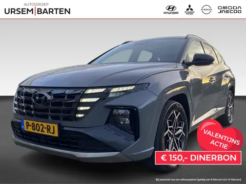 Hyundai Tucson 1.6 T-GDI PHEV N Line 4WD | zwart dak