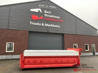 KTK haakarmcontainer 10m3 met aluminium milieukleppen. BS1892