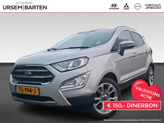 Ford EcoSport 1.0 EcoBoost Titanium | zeer complete auto | blindspot | stuur-stoel- én voorruitverwa