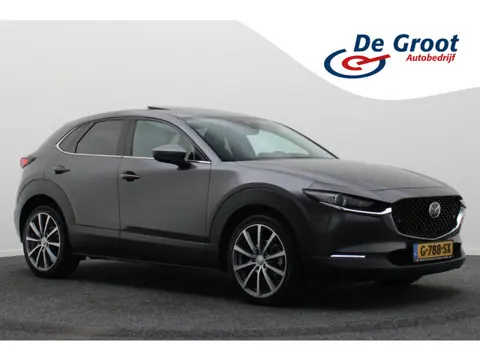 Mazda CX-30 2.0 e-SkyActiv-X M Hybrid Luxury Leer, Schuif-/Kanteldak, 360° Camera, Memory, Head-Up, 