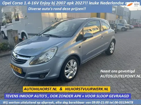 Opel Corsa 1.4-16V Enjoy Leuke Nederlandse auto, nap-pas , apk 2027