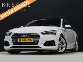 Audi A5 Sportback 40 TFSI S Line Sport [SCHUIFKANTELDAK, STUURVERWARMING, STOELVERWARMING, PDC V+A, 