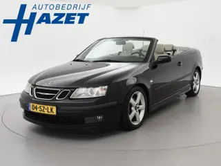 Saab 9-3 Cabrio 1.8t AUT. ORIGINEEL NEDERLANDS + NIEUWE KAP | AFN. TREKHAAK | HIRSCH | LEDER | STOEL