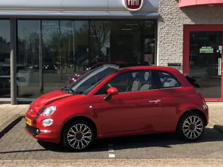 Fiat 500 C 1.0 Hybrid Red NAVI|CLIMATE|APPLE/ANDROID|PDC|16"