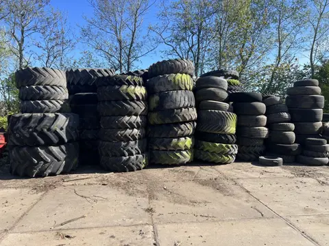 Grote voorraad banden
