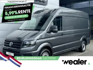 Volkswagen Bedrijfswagens Crafter Comfortline L3 2.0 TDI EU6 103 kW (140 pk) GVW 3.5T WB 3640 MM 6 v