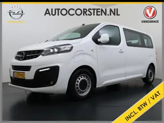 Opel Vivaro E L2H1 9-Persoons SOH 99% 50kWh Trekhaak Navi Airco Apple Carplay Android Auto Pdc Cruis