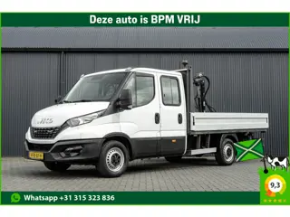 Iveco Daily 35S18D 375 | 3.0 180PK | Hiab 013 | 3.5T Trekgewicht | Automaat | Climate | Camera | Eur
