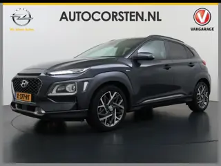 Hyundai KONA 1.6GDI HEV Hybride Premium Adap.Cruise Leder+Verwarming+Ventilatie Head-Up Display Came