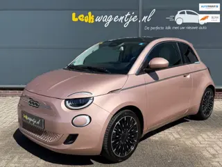 Fiat 500 e La Prima 42 kWh *pano *leer *camera *carplay *17"