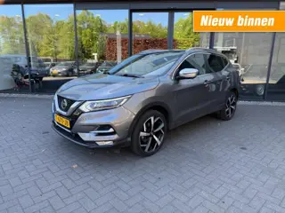 NISSAN QASHQAI 1.3 DIG-T TEKNA +,Luxe Leder,LED,BLIS,Lane Ass.,Pano,Cam360,Carplay,Clima,Stoelverw,Cruise