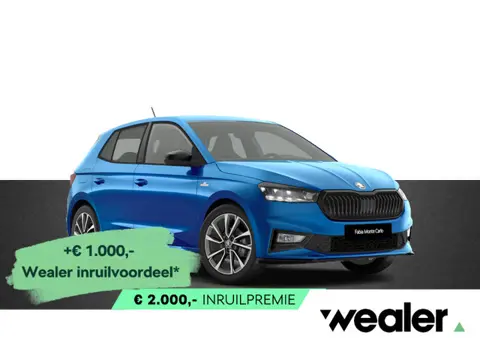 Škoda Fabia Monte Carlo 1.0 TSI 95 PK | Adaptieve cruise control | Zwart dak | Verwarmde voorstoelen