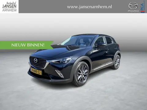 Mazda CX-3 2.0 SkyActiv-G 120 TS+ , Automaat, Trekhaak, Half Leder, Camera, Cruise, Clima, Navi, Sto