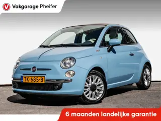 Fiat 500C 0.9 TwinAir Lounge Airco/ Elek. kap/ Pdc/ Blue&Me/ 15" Lmv
