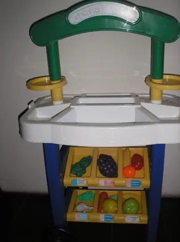 Fruit / groenten speel kraampje - met fruit &amp; groenten