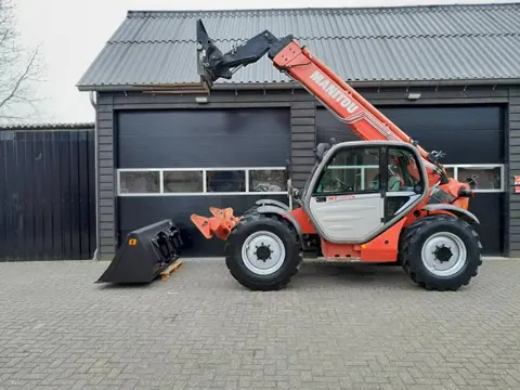 Manitou MT 1030 S verreiker - Grondbak + Vorken (bj 2008)