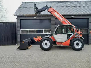 Manitou MT 1030 S verreiker - Grondbak + Vorken (bj 2008)