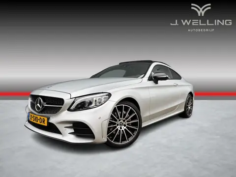 Mercedes-Benz C-klasse Coupé 180 AMG line Pano / 360cam / 19 inch Burmester