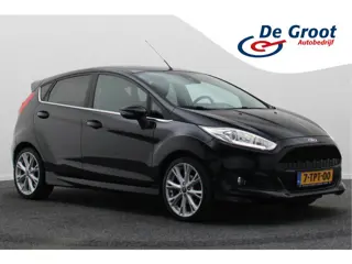 Ford Fiesta 1.0 EcoBoost Titanium Leer, Winterpakket, Navigatie, Bluetooth, PDC, Trekhaak, 17''