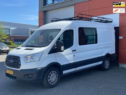 Ford Transit 350 2.0 TDCI L3H2 Trend DC 6P APK AIRCO NAVI PDC CRUISE TREKHAAK
