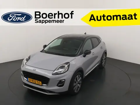 Ford Puma EcoBoost Hybrid 155 pk Titanium X | Trekhaak | Winter Pack | Camera | LED | El. a. klep | 