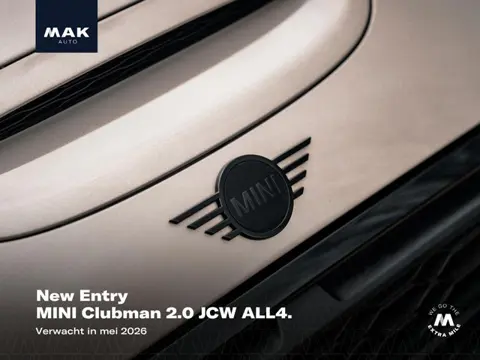 MINI Clubman 2.0 JCW ALL4 John Cooper Works, pano, JCW-stoelen, 18", H/K, keyless, ACC, camera, priv