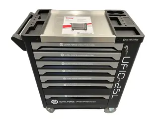 Ultra Force Equipment Gereedschapswagen 7 laden gevuld met 258 pcs