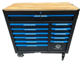 Ultra Force Equipment Gereedschapswagen 12 laden gevuld met 269 pcs