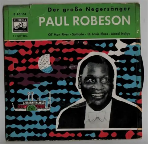 EP single Paul Robeson, jr'50, gst, ned. pers,electrola