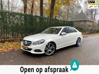 Mercedes-Benz E-klasse 200 Parelmoer Wit, Trekhaak, Leer NAP