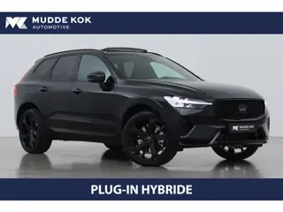 Volvo XC60 T6 Plug-in hybrid Ultra Black Edition | Trekhaak | Panoramadak | Head-Up | 360° Camera | 